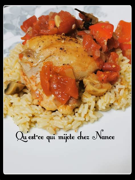 Qu Est Ce Qui Mijote Chez Nance Poulet Cacciatore