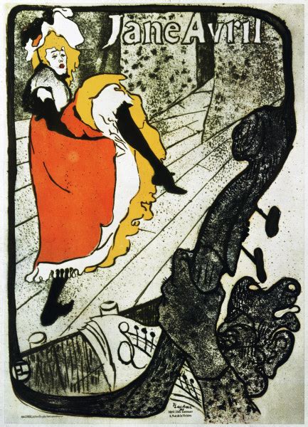 Jane Avril Poster Henri De Toulouse Lautrec