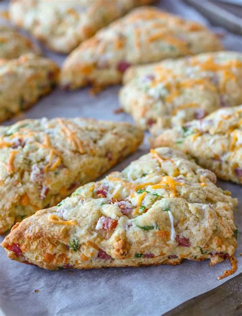 Ham And Cheese Savoury Scones Sprinkle Some Sugar