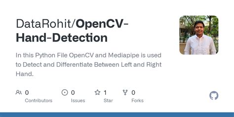 GitHub DataRohit OpenCV Hand Detection In This Python File OpenCV