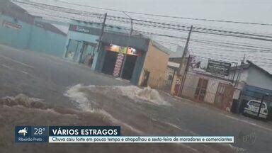 Jornal da EPTV 2ª Edição Ribeirão Preto Chuva forte em pouco tempo