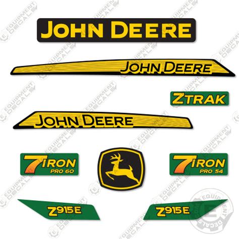 John Deere Z915e Decal Kit Riding Mower Equipment Decals