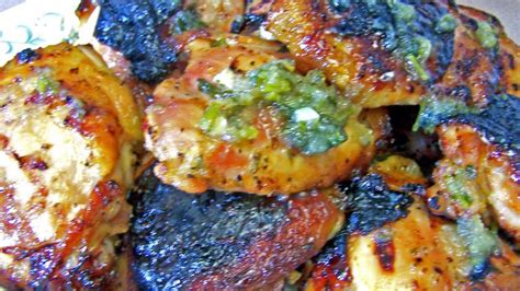 Sweet And Spicy Garlic Grilled Chicken Thighs Recipe