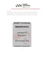 A Smg Pdf Macroeconom A Actividad Foro De Discusi N Mapamundi