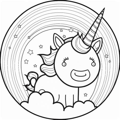 simple unicorn drawing - Print now for free | Drawing Ideas Easy