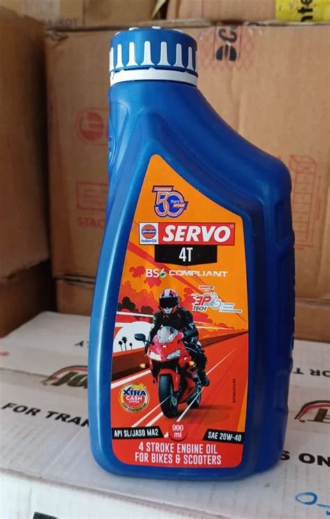 900ml Servo 20W40 4T Bike Engine Oil Bottle Of 900 ML At Rs 193 Litre