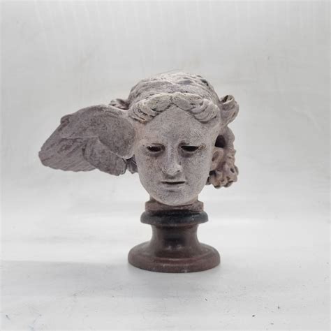 Hypnos Head Bust 3d Printed Statue Greek Statuette Bronze Etsy