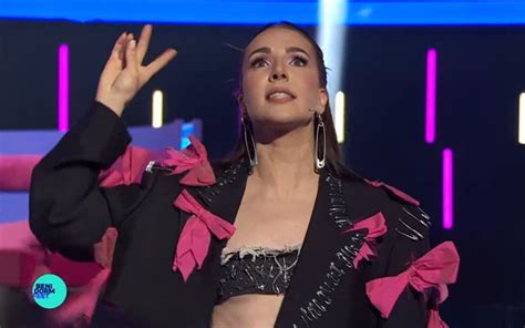 El guiño de Inés Hernand a La Mesías en plena semifinal 2 del