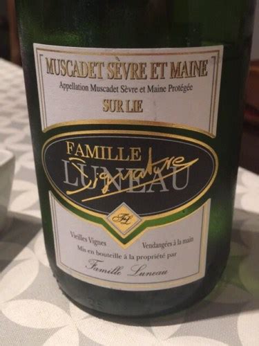 Famille Luneau Signature Vieilles Vignes Muscadet Sèvre et Maine Sur