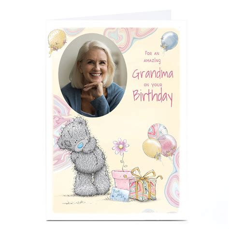 Buy Photo Tatty Teddy Birthday Card Floating Balloons Amazing