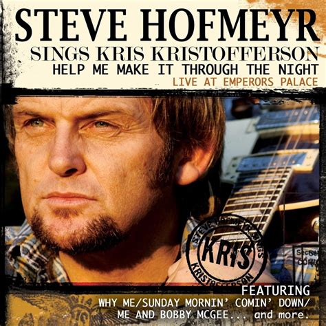 ‎steve Hofmeyr Sings Kris Kristofferson Live Album By Steve Hofmeyr