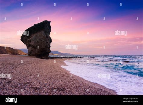 Playa De Los Muertos Or Beach Of The Dead In Cabo De Gata Nijar Natural