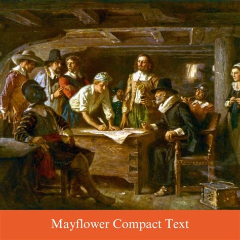 Mayflower Compact Text - The History Junkie