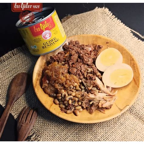 Jual Gudeg Kaleng Bu Tjitro Rasa Rendang Khas Yogyakarta Non Msg G