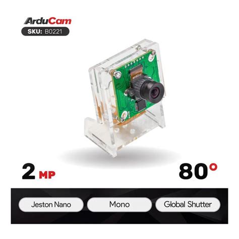 Arducam B Mp Ov Global Shutter M Mount Noir Mono Camera Mo