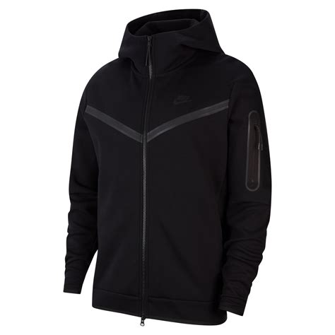 Veste Survêtement Nike Tech Fleece Noir Gris Sur Foot Fr