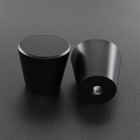 Snapklik Homdiy Black Cabinet Knobs Black Drawer Knobs LS745BK