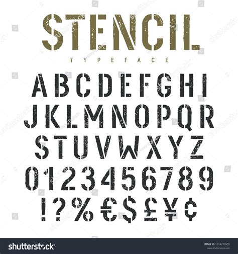 27782 Stencil Font Grunge Images Stock Photos And Vectors Shutterstock