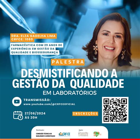 Participe da Palestra Desmistificando a Gestão da Qualidade em