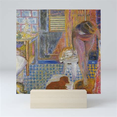 La Salle De Bain Paris Latin Quarter Cold Water Flat Nude Portrait Painting By Pierre Bonnard