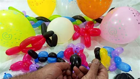 Lots Of Colorful Balloons Popping Part Youtube