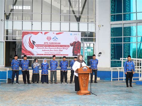 Amalkan Nilai Nilai Pancasila UIN Raden Fatah Gelar Apel Hari Lahir