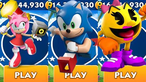 Sonic Dash Sport Amy Vs Lego Sonic Vs Ms Pacman Movie Sonic Vs All