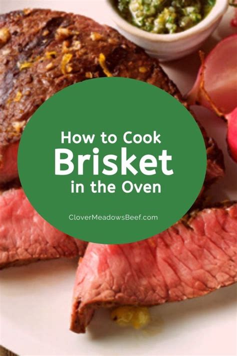 One Skillet Braised Beef Brisket In The Oven Clover Meadows Beef Recipe Beef Brisket