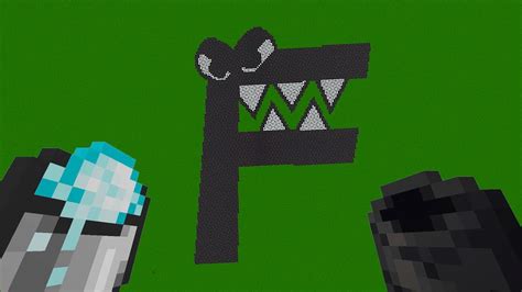 Alphabet Lore F In Minecraft Pixel Art Pixel Art How To Draw