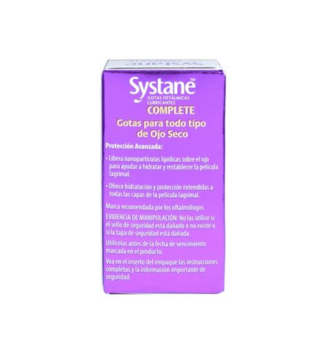 Systane Complete Gotas Oft Lmicas Lubricantes Con Ml