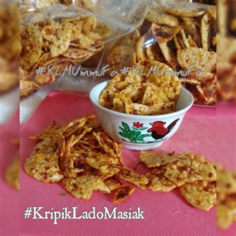 Jual Kripik Lado Masiak Minang Keripik Singkong Cabe Kering Kripik