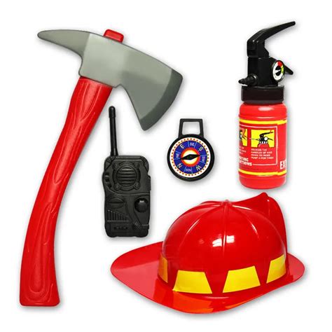 kids firefighter toys Simulation fire rescue toy set fireman helmet ...