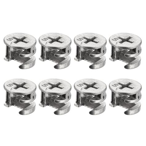 Furniture Cam Lock Nut 8 Pack 15x13 5mm Joint Locking Nuts Walmart