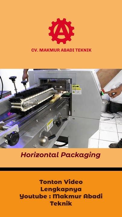 Mesin Pembungkus Roti Dan Kue Horizontal Packaging Shorts Youtube