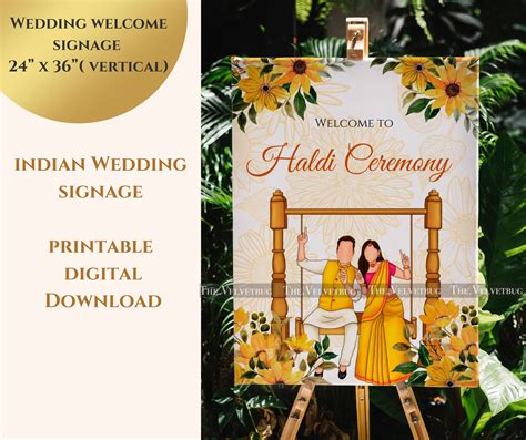 Buy Telugu Wedding Welcome Sign As Kalyanam Welcome Poster