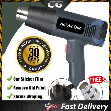 Carguys W Ac V Heat Gun Digital Hot Air Gun Temperature