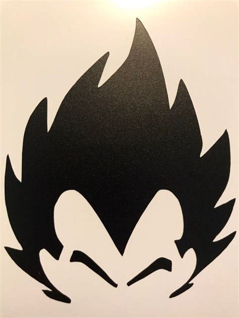 Vegeta Silhouette Vinyl Decal | Dragon ball artwork, Dragon ball wallpapers, Dragon ball tattoo