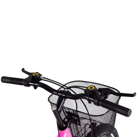 Bicicleta Colli Cazelle Allegra City 18 Marchas Aro 26 Rosa Neon Rede