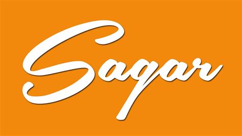 Sagar Name Style