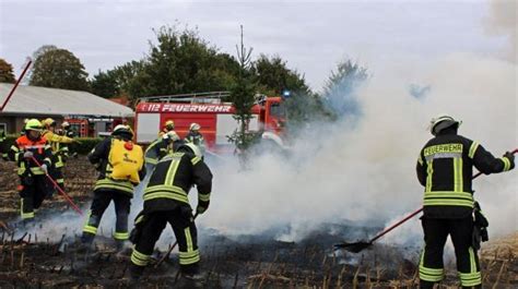 Nach Moorbrand Bei Meppen Feuerwehr Trainiert Katastrophenlage NOZ