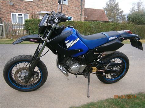 Yamaha Dt125r Sm Blue Black 2004 Dt125 Supermoto