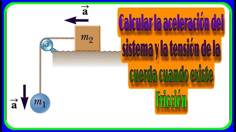 Calculo De Aceleraci N De Dos Masas Y La Tension De Una Cuerda Sobre