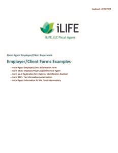 Employer Start Up Packet Sample Ilife Financial Management Services