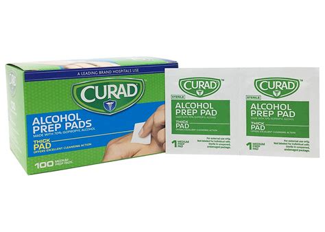 Curad Alcohol Prep Pads Pack Of Boxes Pieces Of Medium