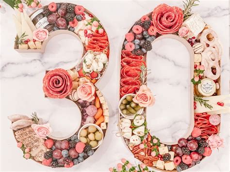 Charcuterie Numbers And Letters Th Birthday Themes Th Birthday