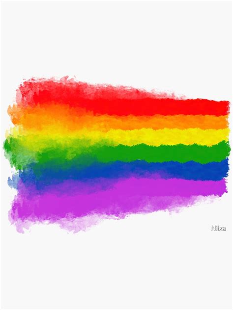 Gay Pride Sticker For Sale By Niixa Redbubble