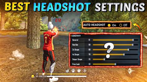 Best Headshot Sensitivity For Free Fire Free Fire Max Headshot