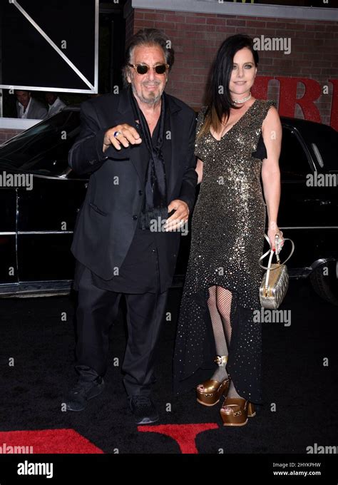 Al Pacino And Meital Dohan Attending The Premiere Of Netflixs The Irishman In Los Angeles