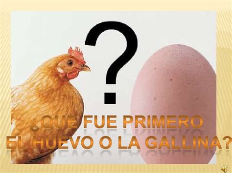 Que Fue Primero El Huevo O La Gallina