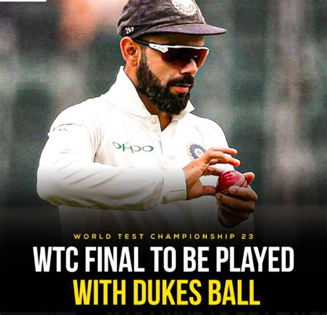 ICC Confirms WTC Final IND vs AUS Will be Played By Dukes Balls | WTC ...